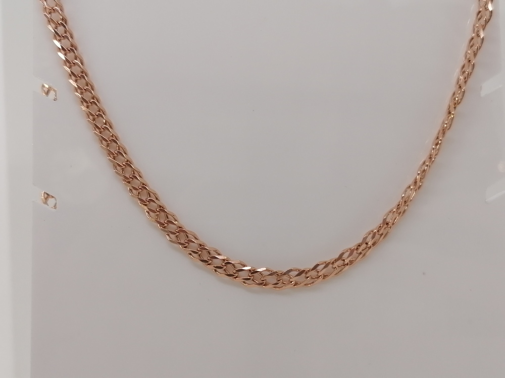 ЦЕПЬ ПОЛНОВЕСНАЯ Ромб двойной (Au 585)