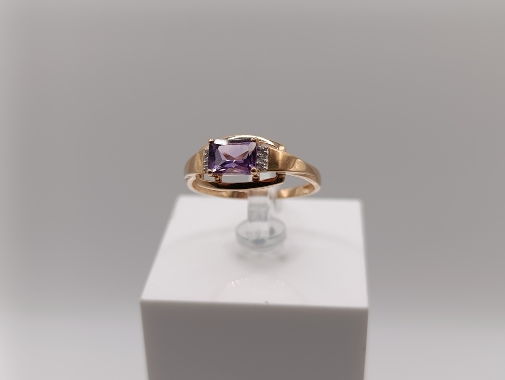 КОЛКМИ585 КОЛЬЦО С КАМНЯМИ (Au 585)