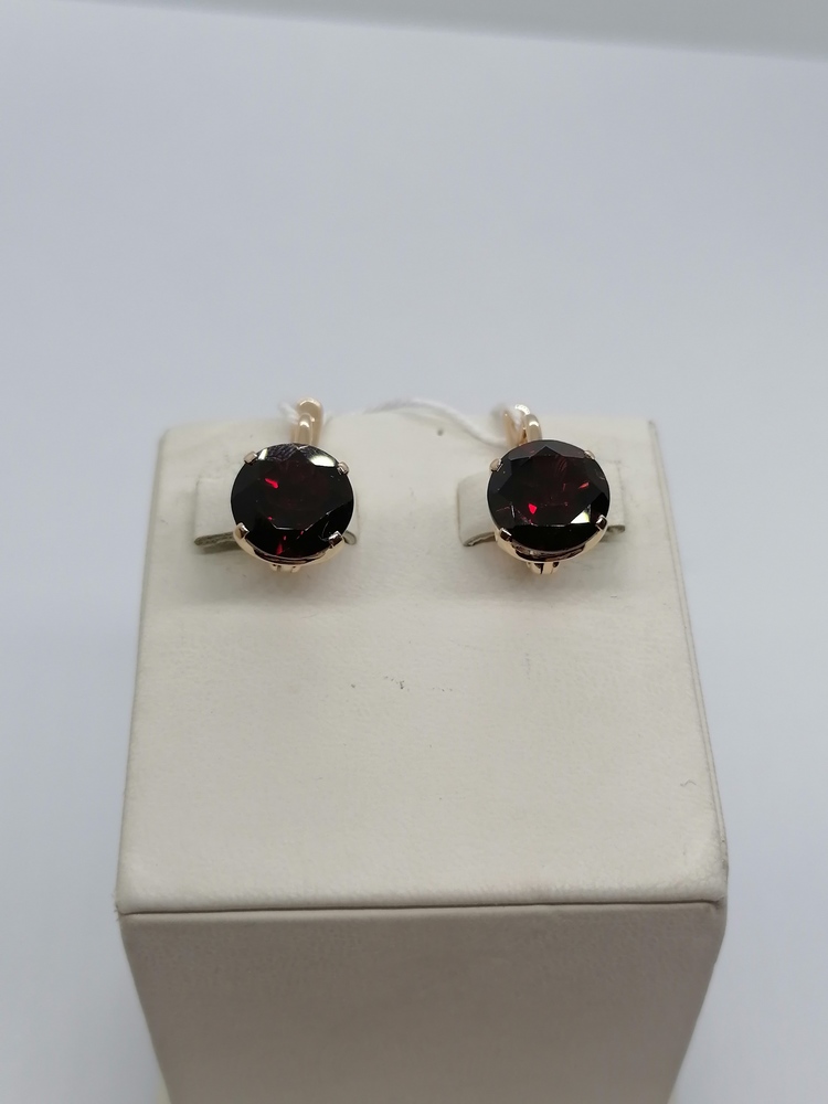 СЕРЬГИ С КАМНЕМ (Au 585)