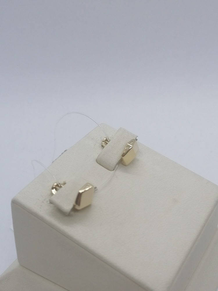 СЕРЬГИ ПУСЕТЫ без камня (Au 585)