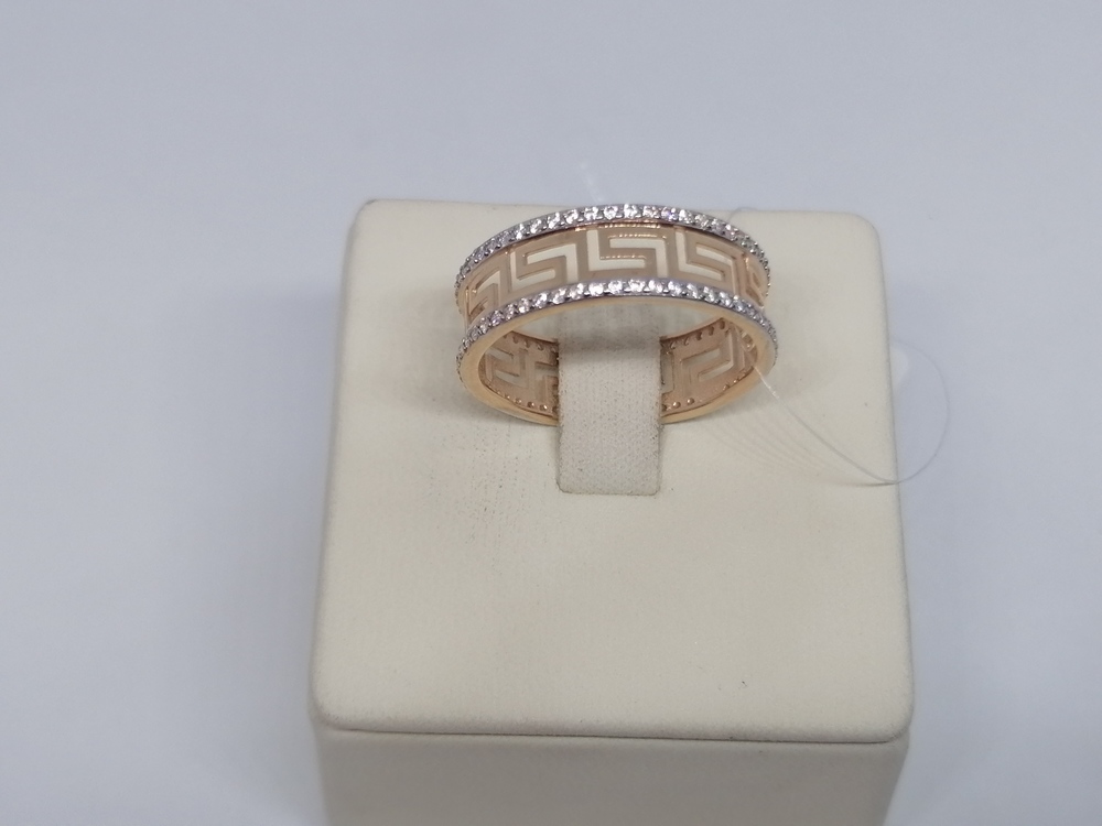 КОЛЬЦО С КАМНЯМИ (Au 585)