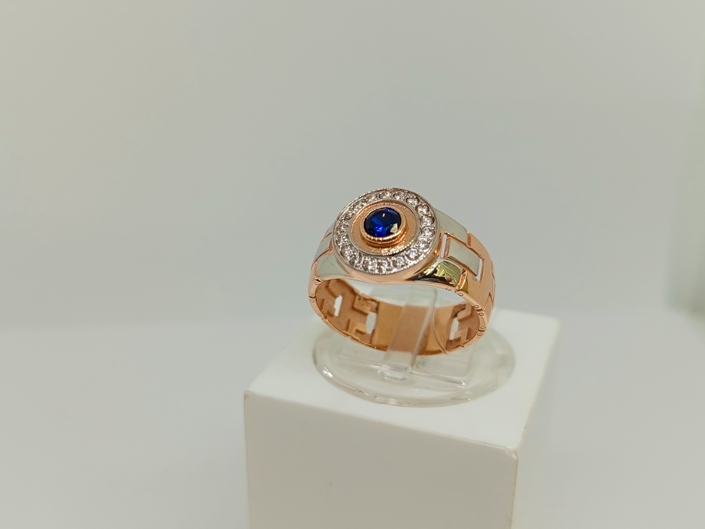 ПЕЧАТКА С КАМНЯМИ (Au 585)