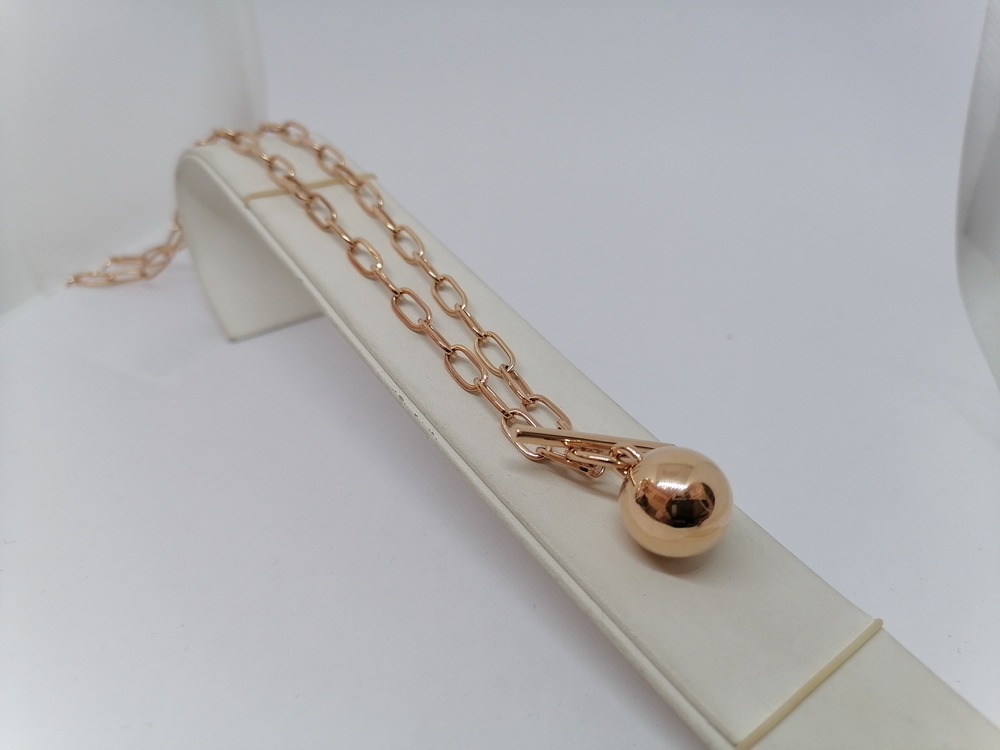 КОЛЬЕ ФАНТАЗИЯ без камня (Au 585)