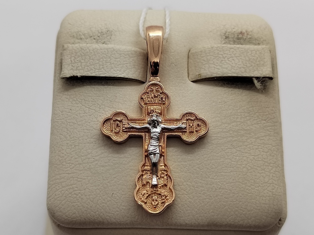 80253 ПОДВЕСКА КРЕСТ (Au 585)