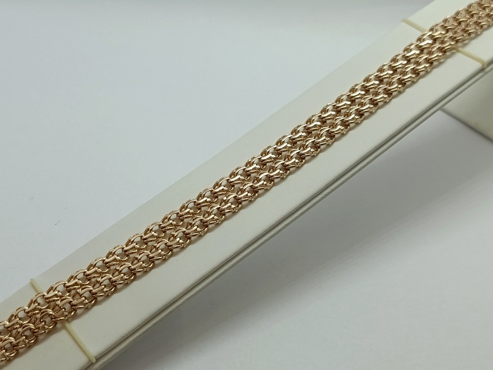 ЦЕПЬ ПОЛНОВЕСНАЯ Бисмарк (Au 585)