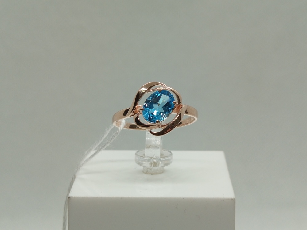 КОЛКМ585 КОЛЬЦО С КАМНЕМ (Au 585)