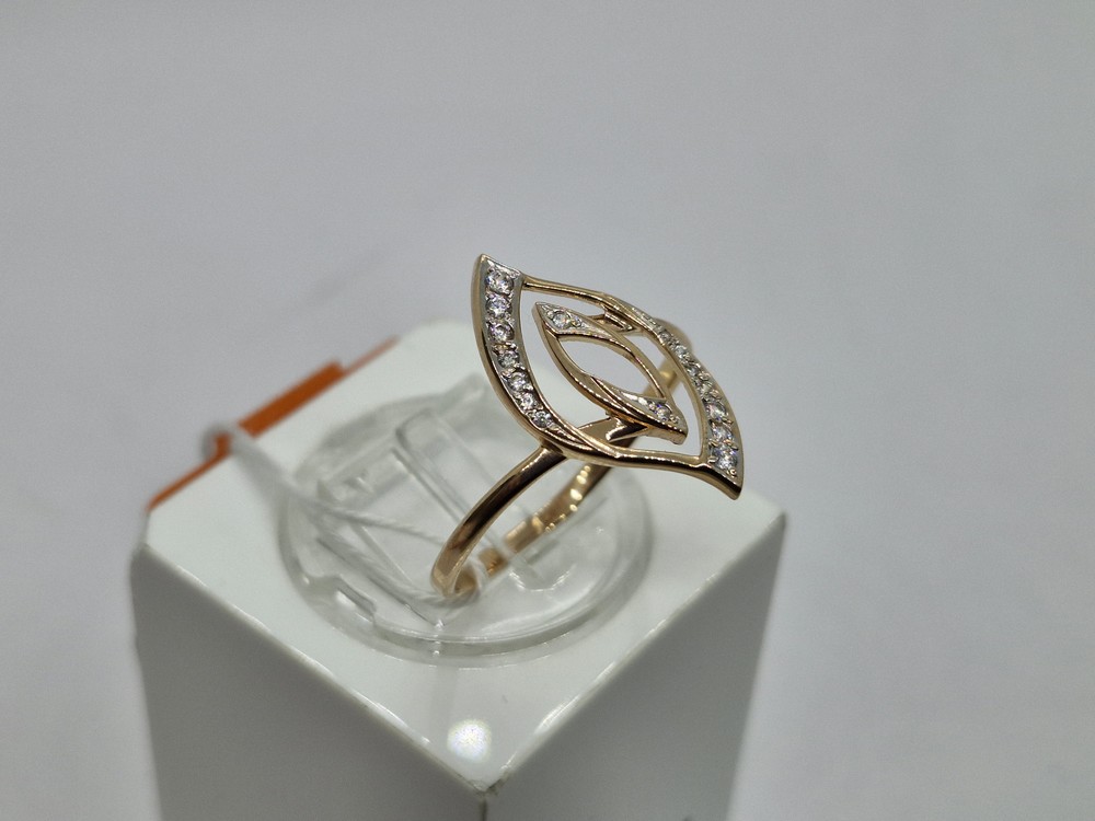 КОЛЬЦО С КАМНЯМИ (Au 585)