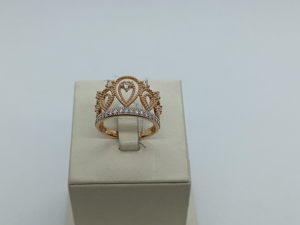 КОЛКМИ585 КОЛЬЦО С КАМНЯМИ (Au 585)