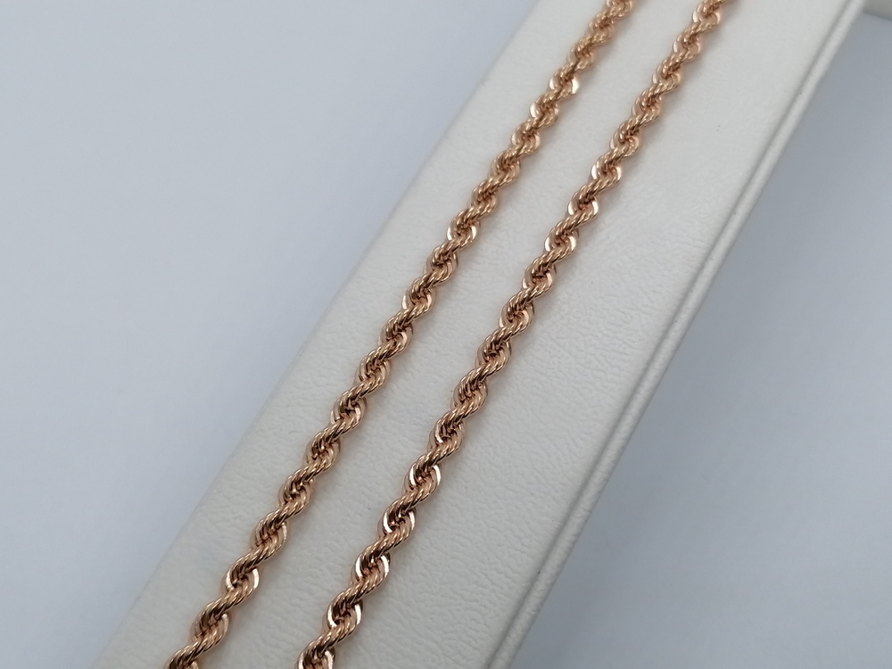 ЦЕПЬ ПУСТОТЕЛАЯ Веревка (Au 585)