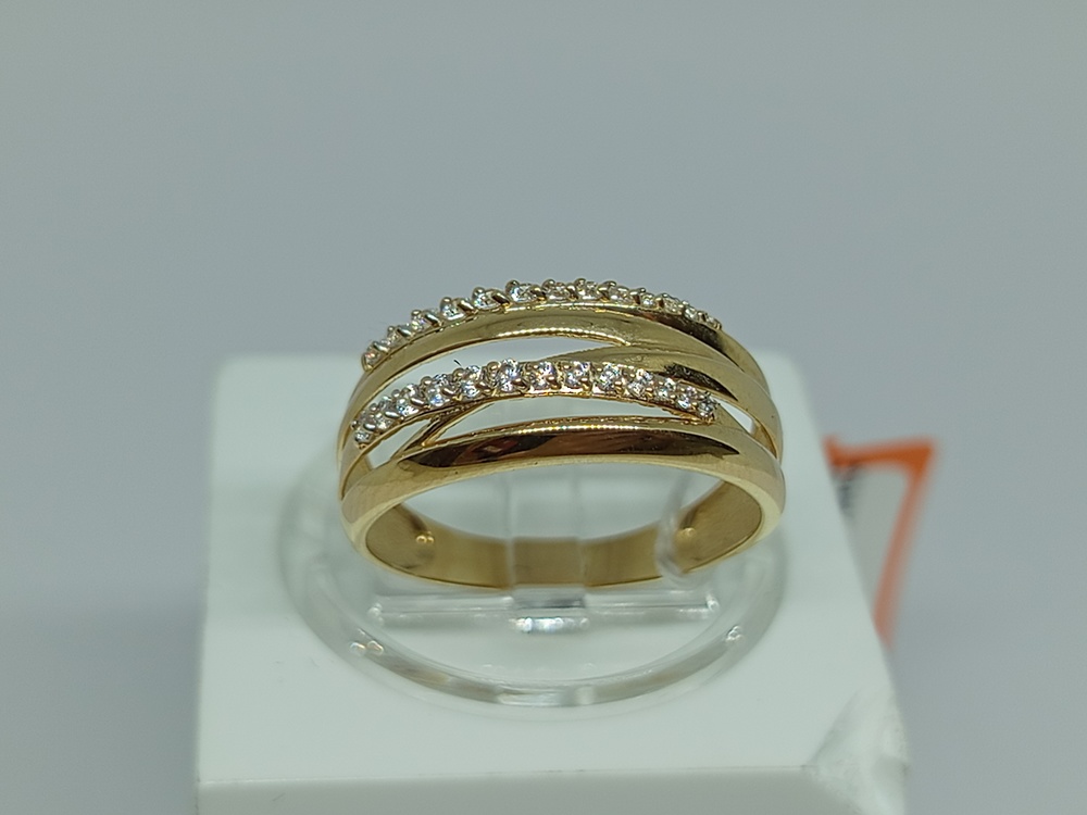 КОЛКМИ585 КОЛЬЦО С КАМНЯМИ (Au 585)