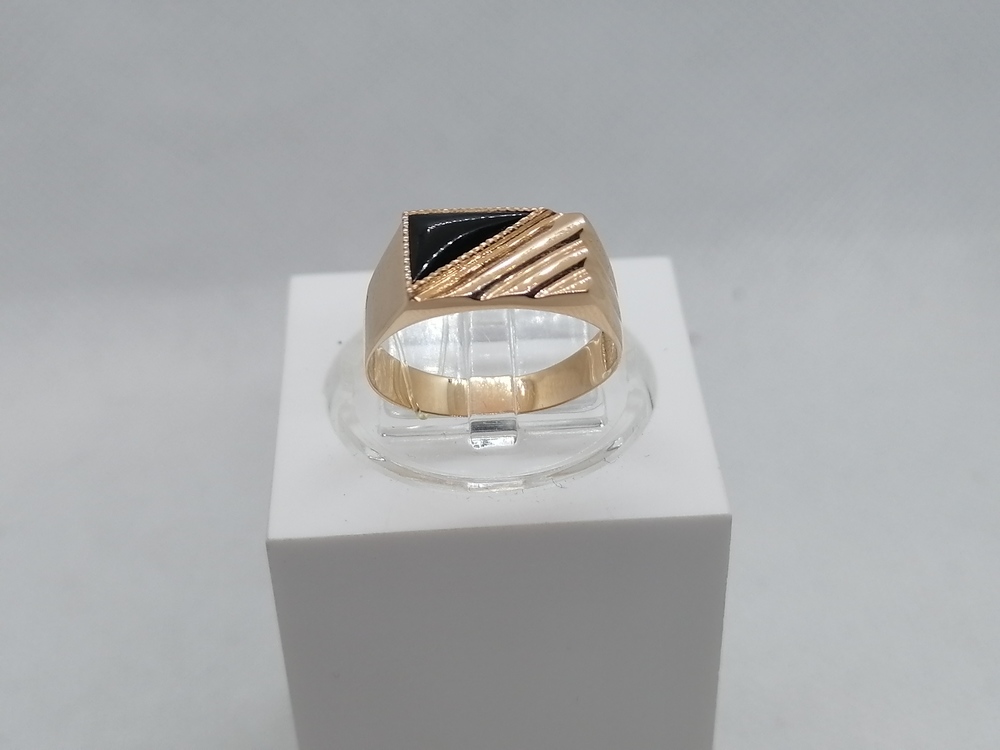 ПЕЧАТКА С КАМНЕМ (Au 585)