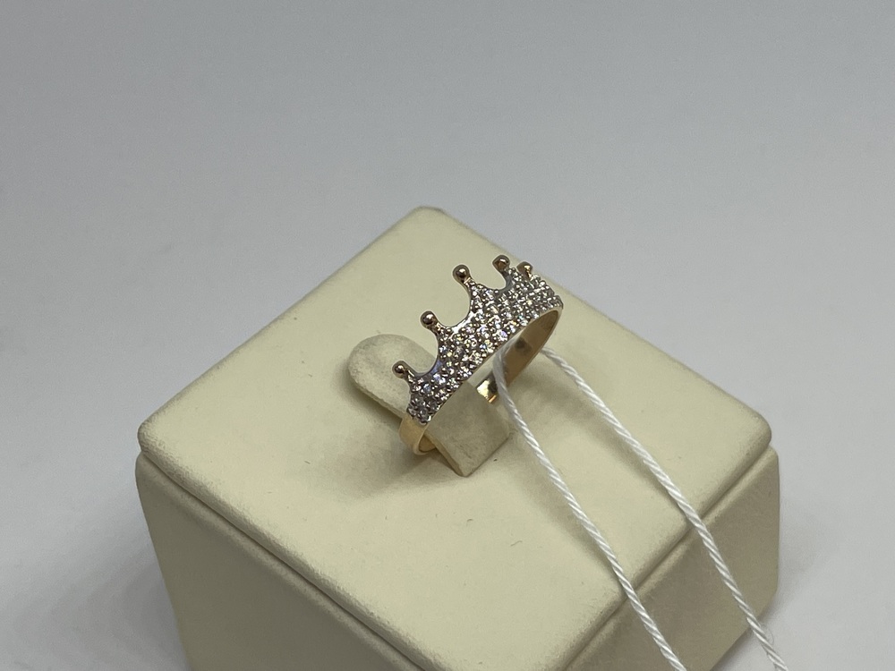 КОЛКМИ585 КОЛЬЦО С КАМНЯМИ (Au 585)