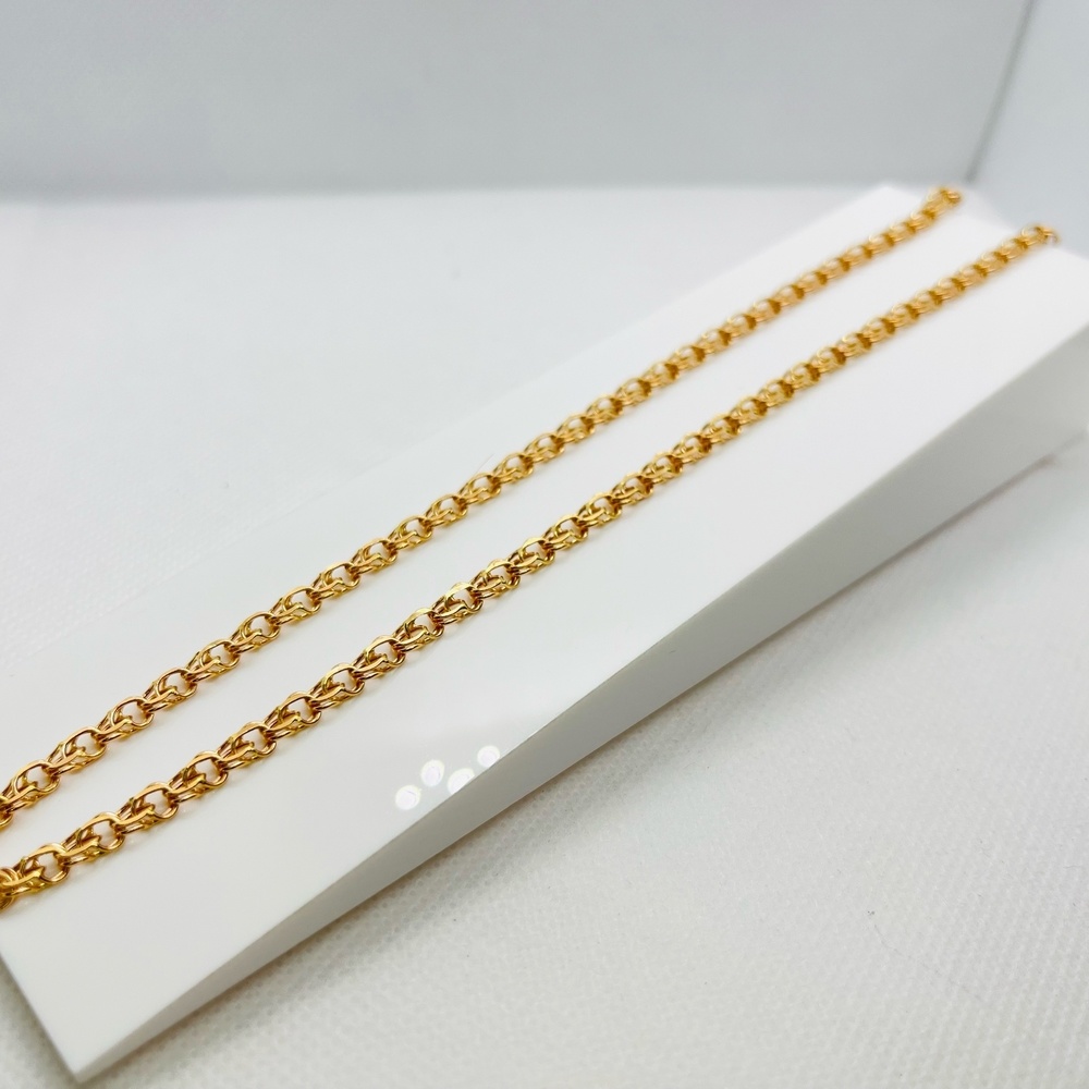 ЦЕПЬ ПУСТОТЕЛАЯ Бисмарк (Au 585)