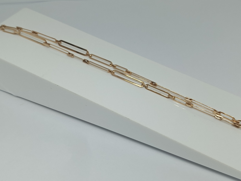 7704594/17,5 БРАСЛЕТ С КАМНЕМ (Au 585)