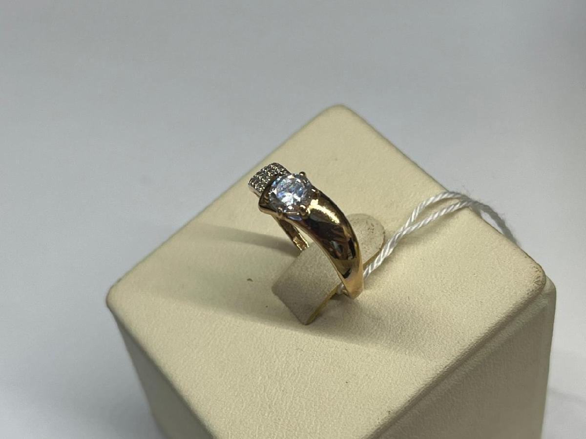 КОЛКМИ585 КОЛЬЦО С КАМНЯМИ (Au 585)