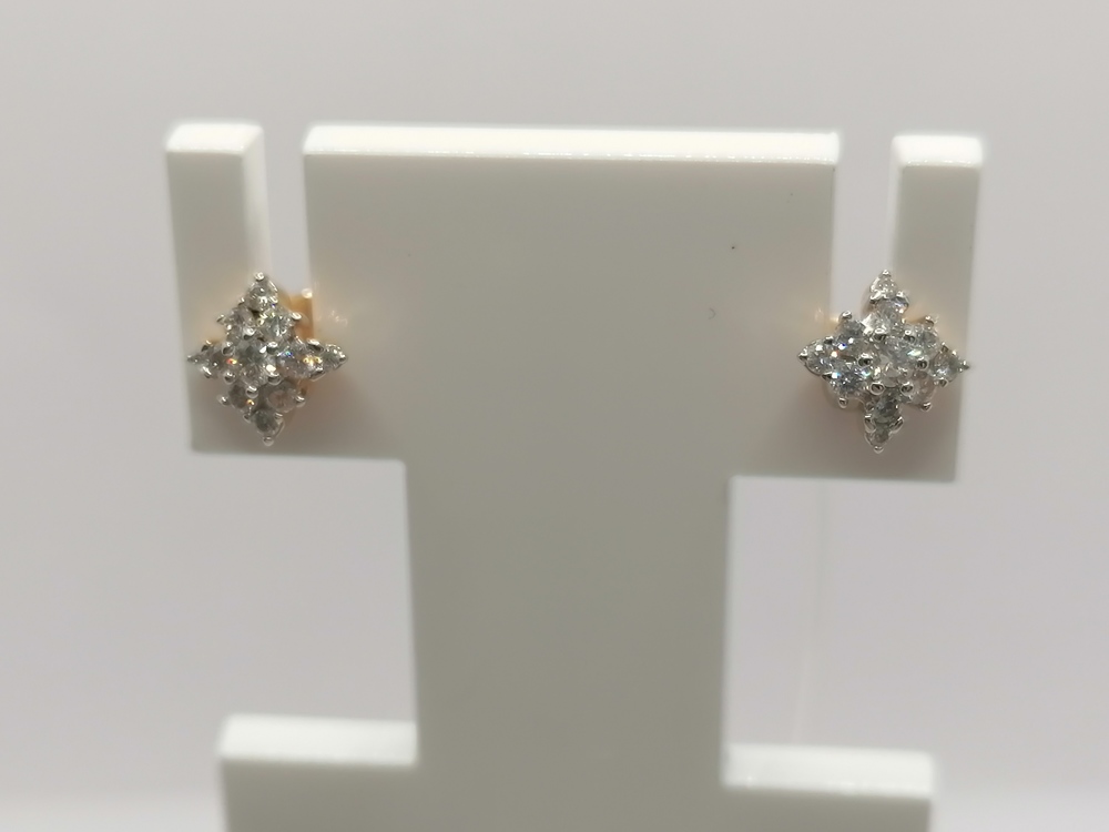 СЕРЬГИ ПУСЕТЫ Бриллиант (Au 585)