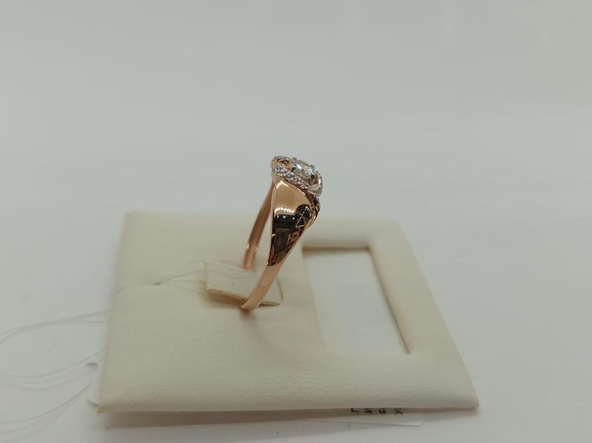 КОЛЬЦО С КАМНЯМИ (Au 585)