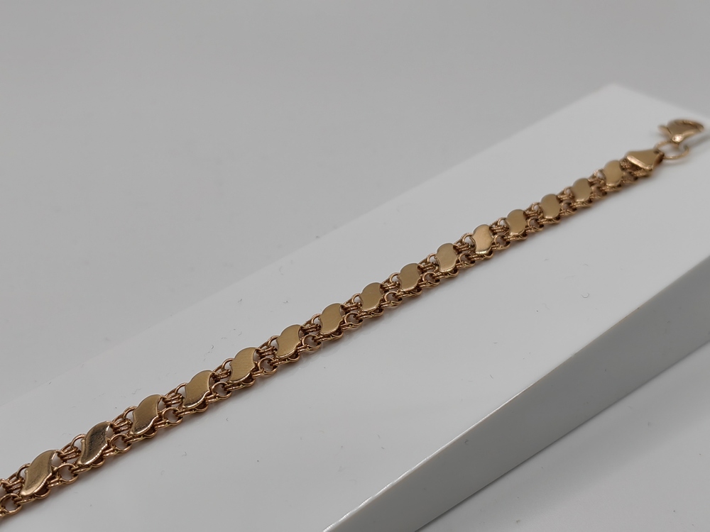 БРАСЛЕТ ПОЛНОВЕСНЫЙ Фантазия Au 585