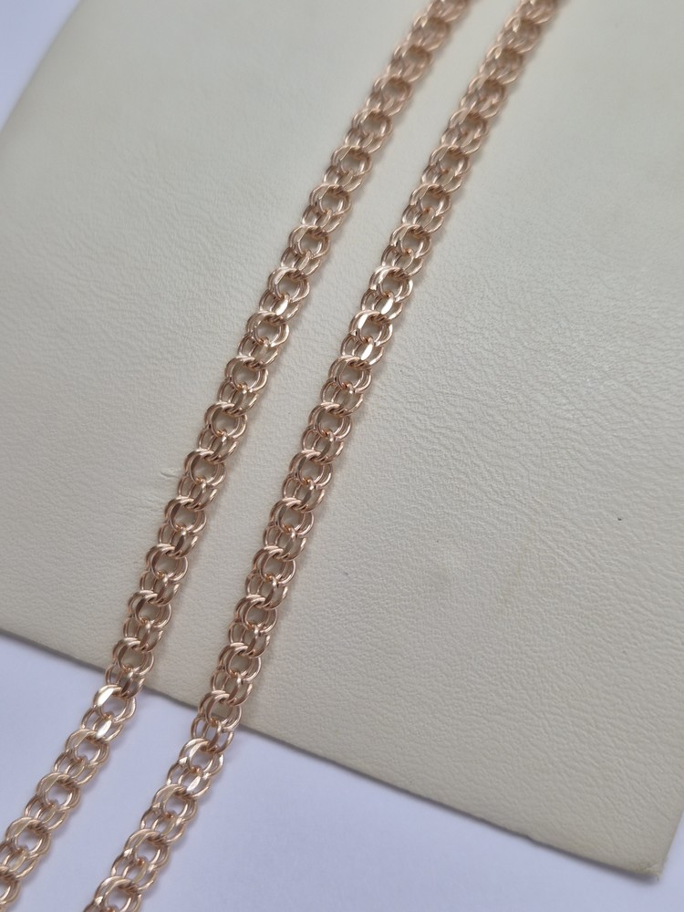 ЦПБС585 ЦЕПЬ ПУСТОТЕЛАЯ Бисмарк (Au 585)