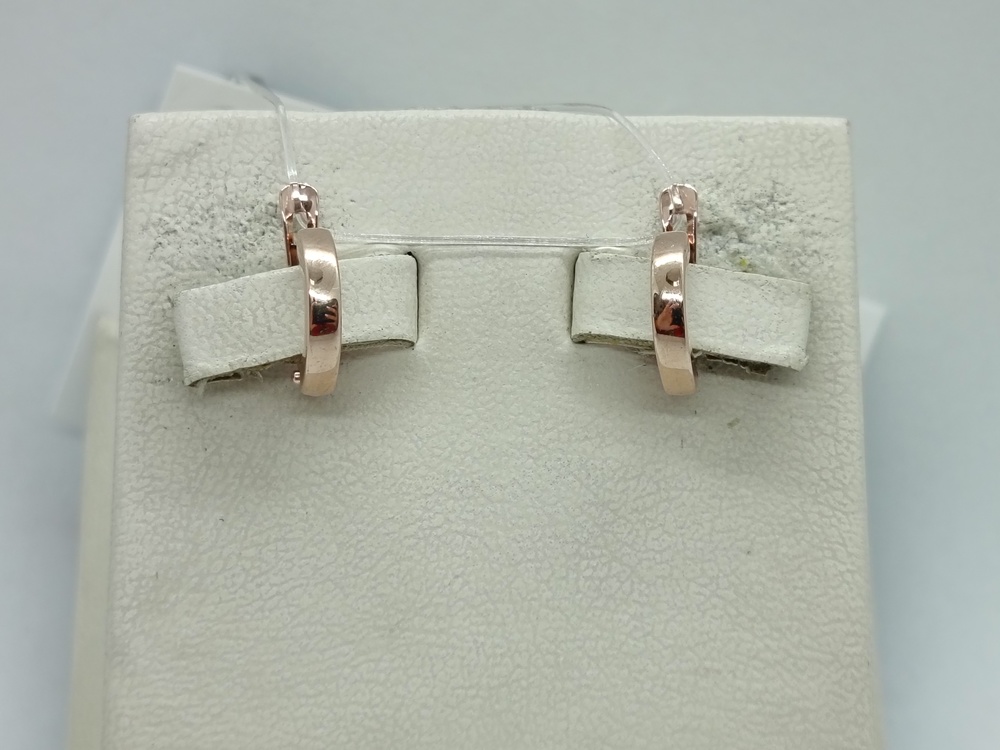 СЕРЬГИ БЕЗ КАМНЯ (Au 585)