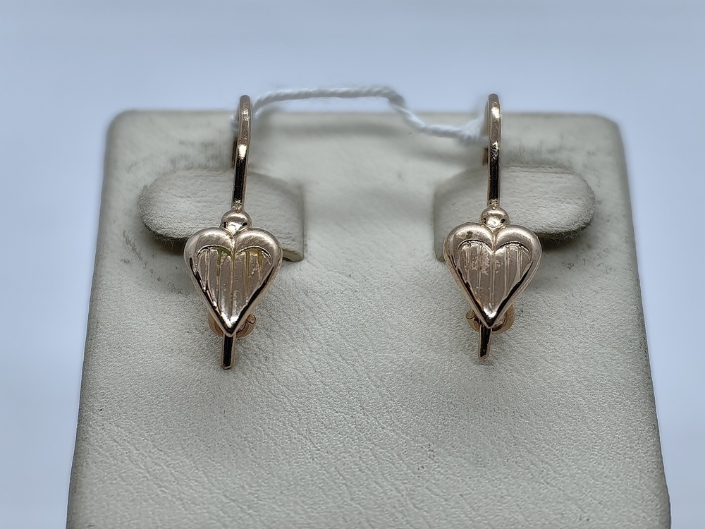 СЕРЬГИ БЕЗ КАМНЯ (Au 583)