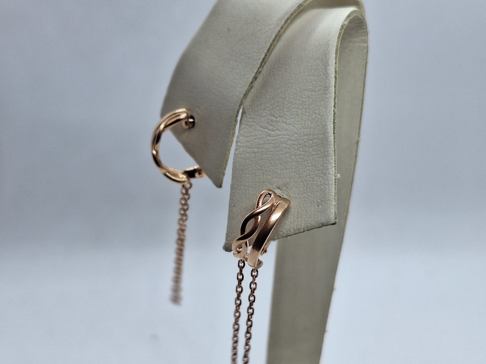 СЕРЬГИ БЕЗ КАМНЯ (Au 585)