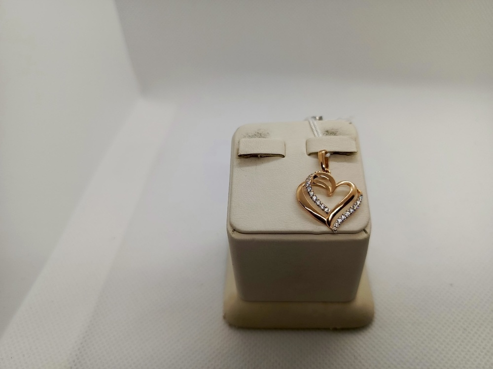 ПОДКМИ585 ПОДВЕСКА С КАМНЯМИ (Au 585)