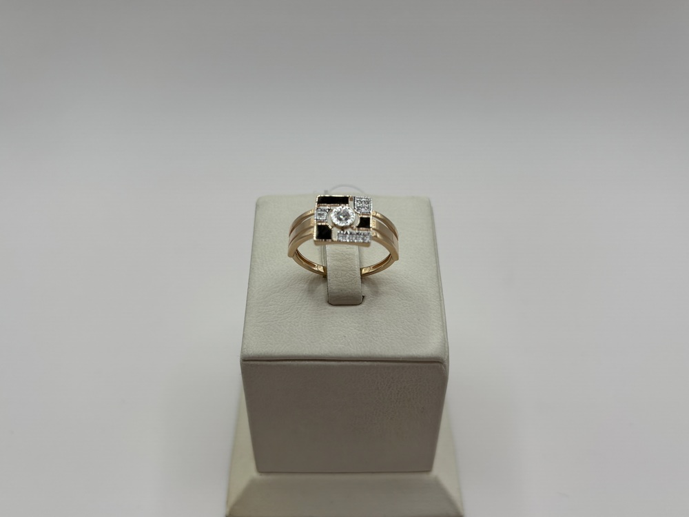 СЕРЬГИ С КАМНЕМ (Au 585)