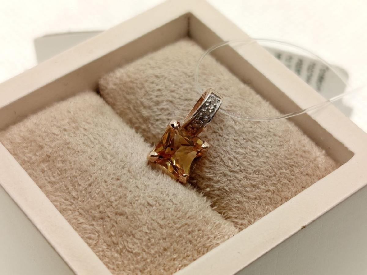 ПОДВЕСКА ЦИТРИН (Au 585)