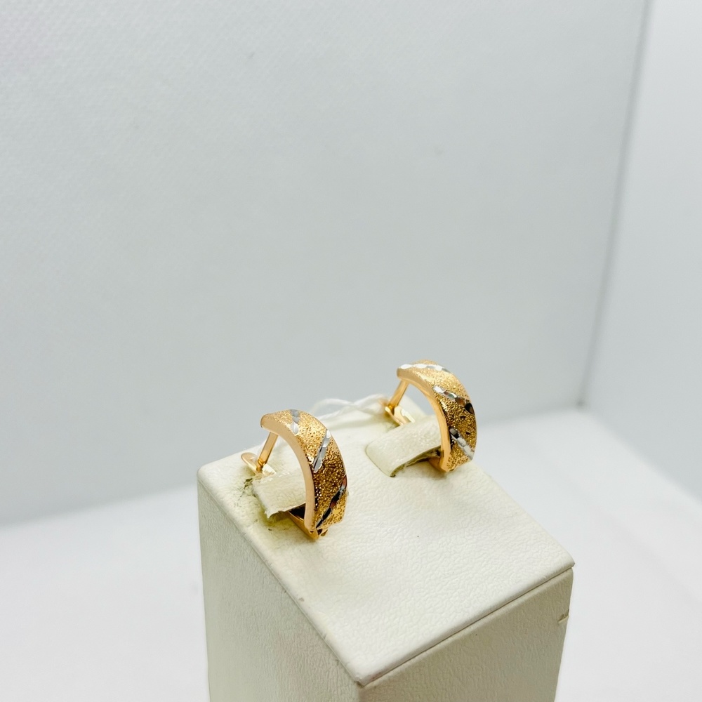 СЕРЬГИ БЕЗ КАМНЯ (Au 585)