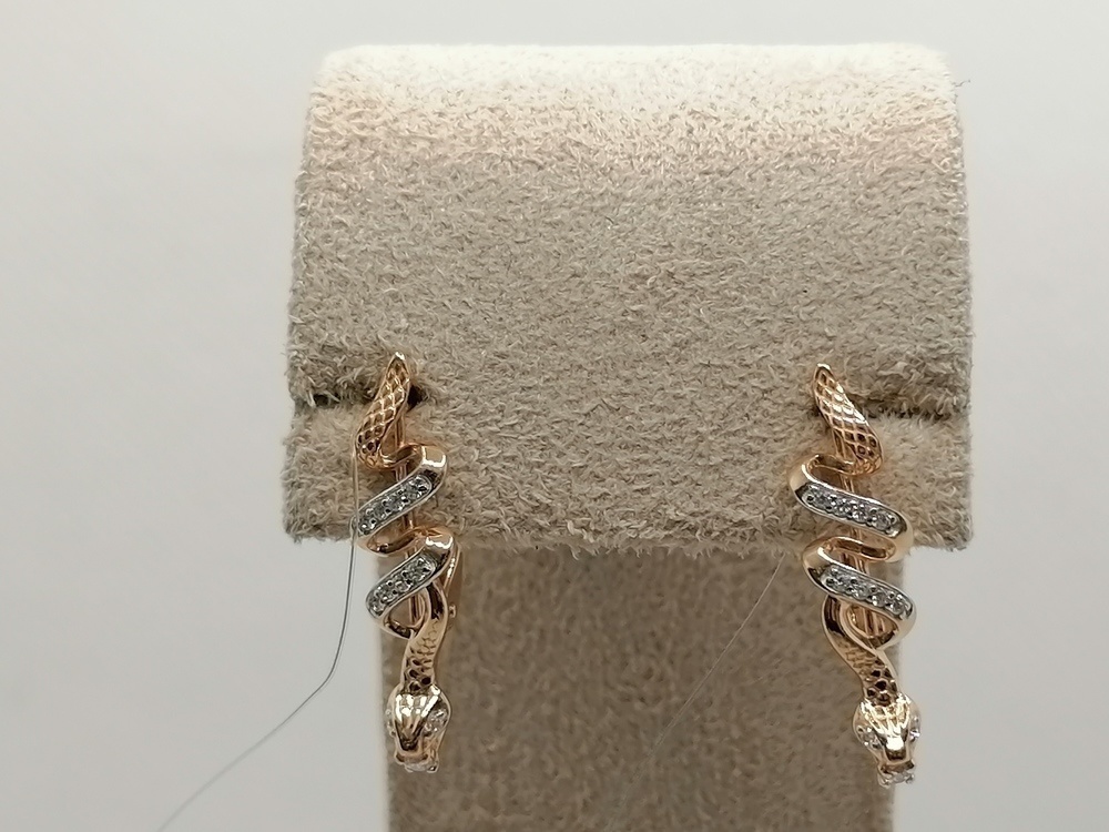 СЕРЬГИ С КАМНЯМИ (Au 585)