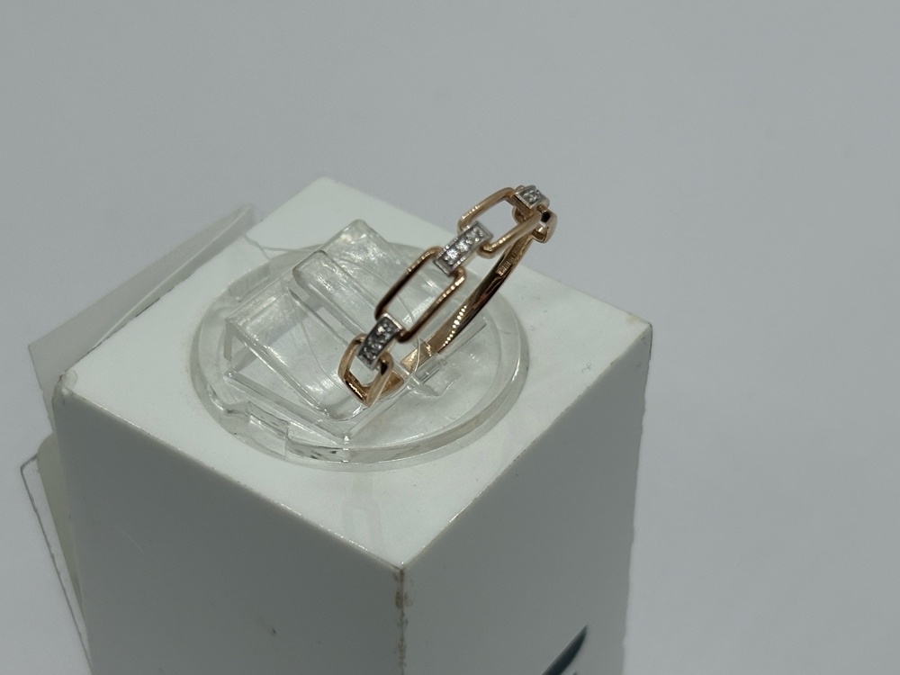 КОЛЬЦО С КАМНЯМИ (Au 585)