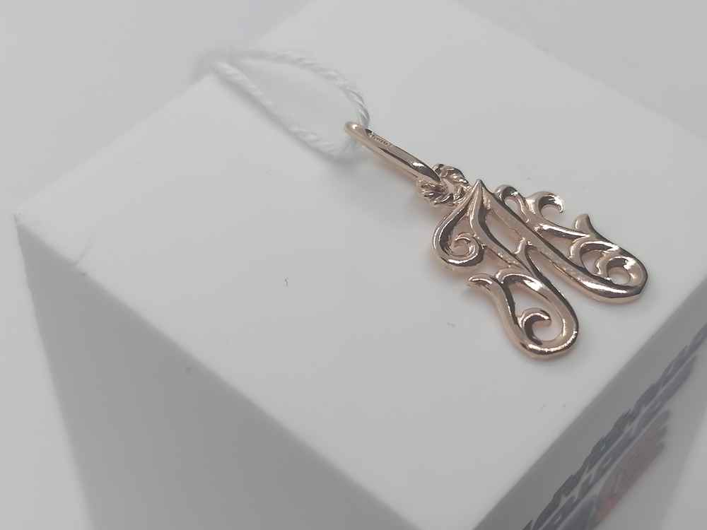 ПОДВЕСКА БУКВА А Au 585