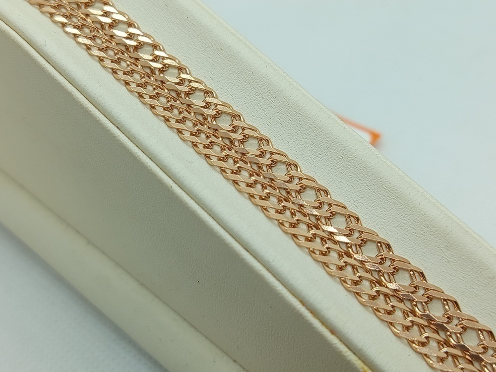 ЦЛР2585 ЦЕПЬ ПОЛНОВЕСНАЯ Ромб двойной (Au 585)