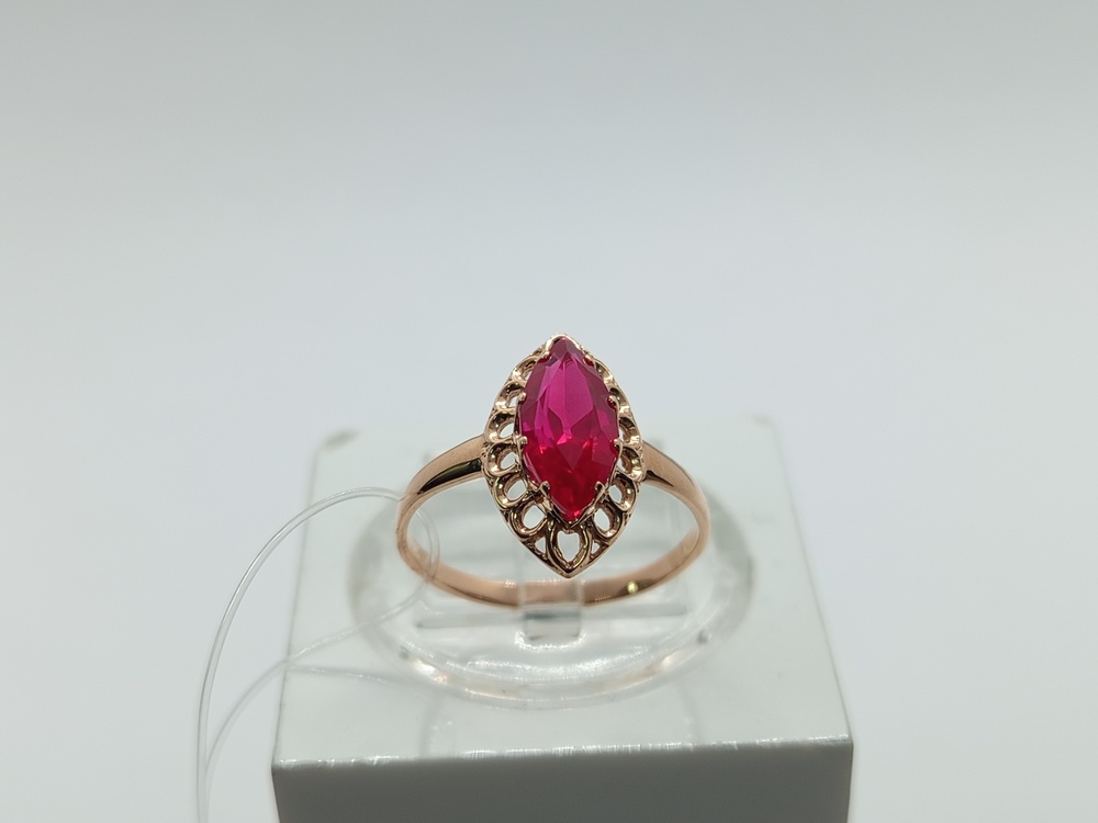 КОЛЬЦО С КАМНЕМ (Au 585)