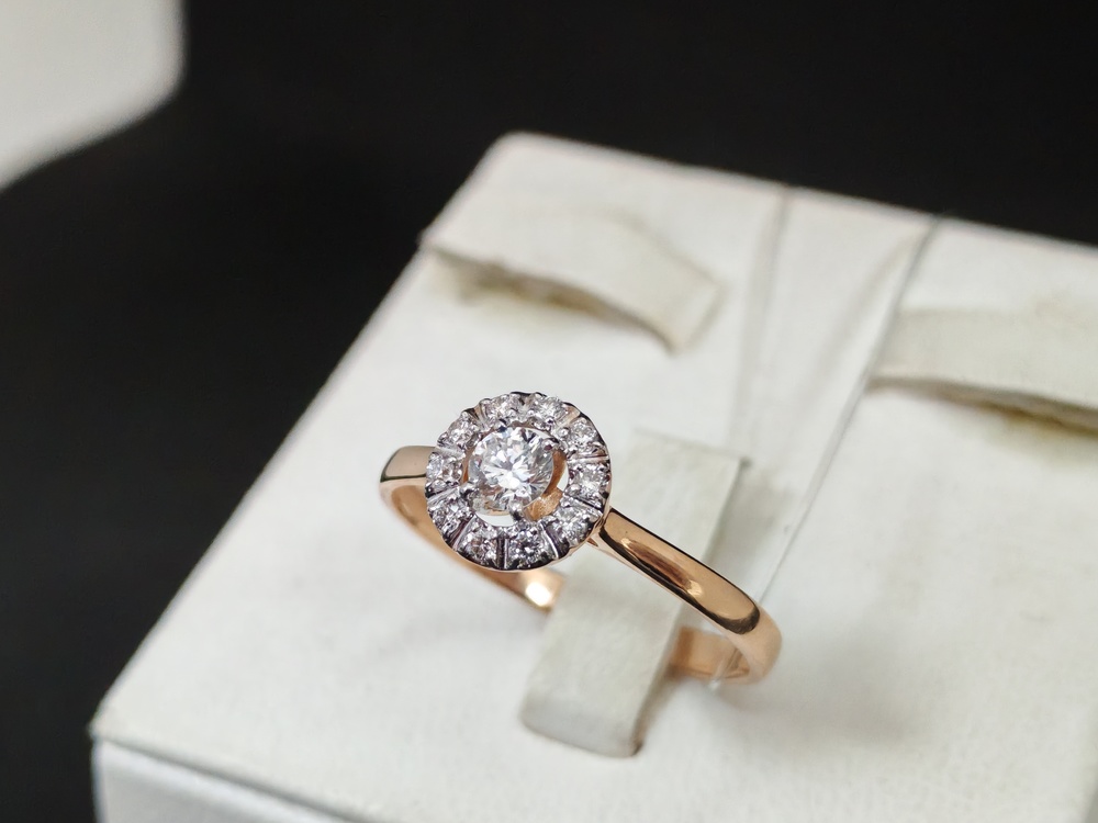 КОЛЬЦО БРИЛЛИАНТ (Au 585)