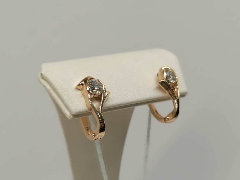 СЕРЬГИ БРИЛЛИАНТ (Au 585)