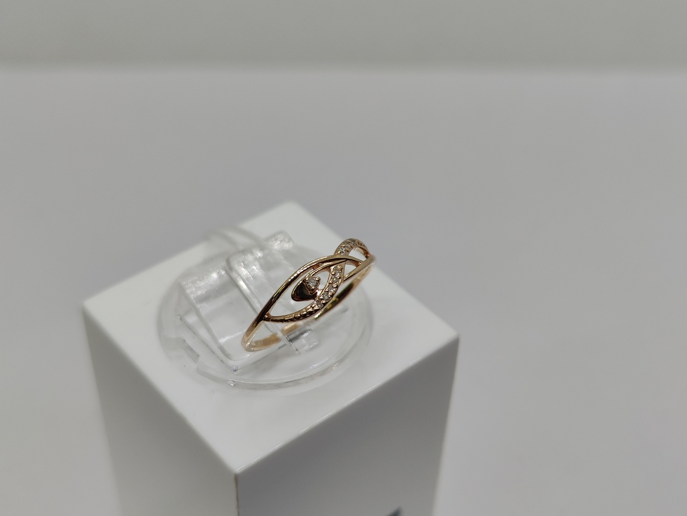 КОЛКМИ585 КОЛЬЦО С КАМНЯМИ (Au 585)