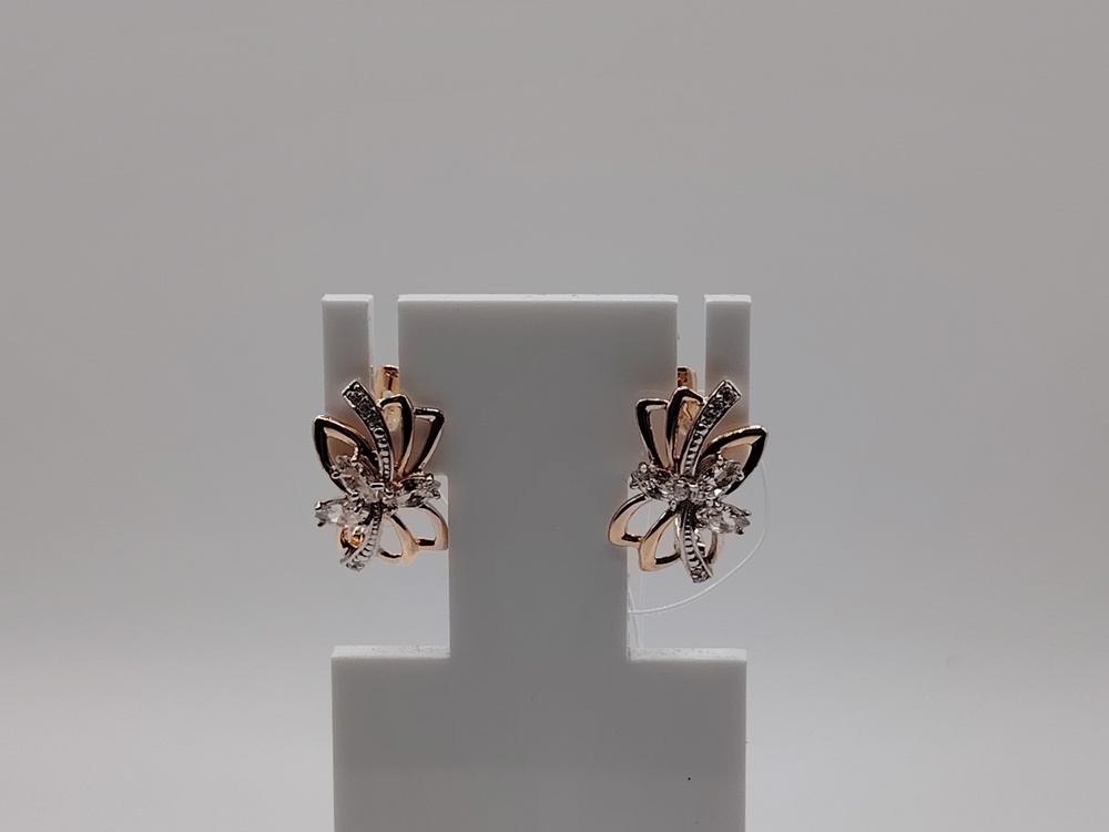 СЕРЬГИ С КАМНЯМИ (Au 585)