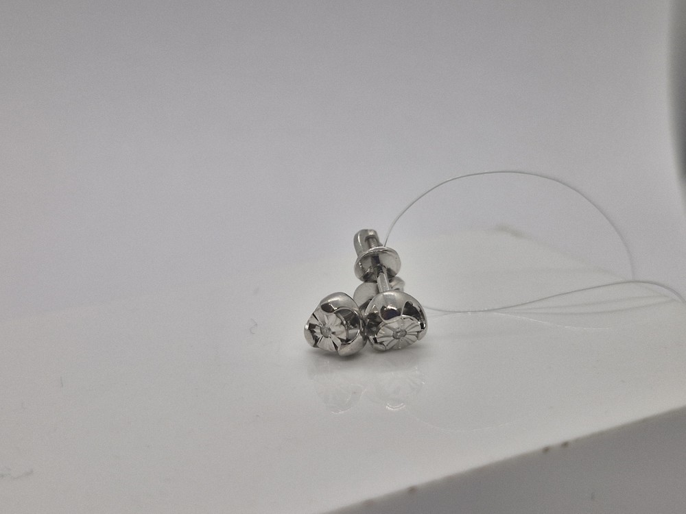 СЕРЬГИ БРИЛЛИАНТ (Ag 925)