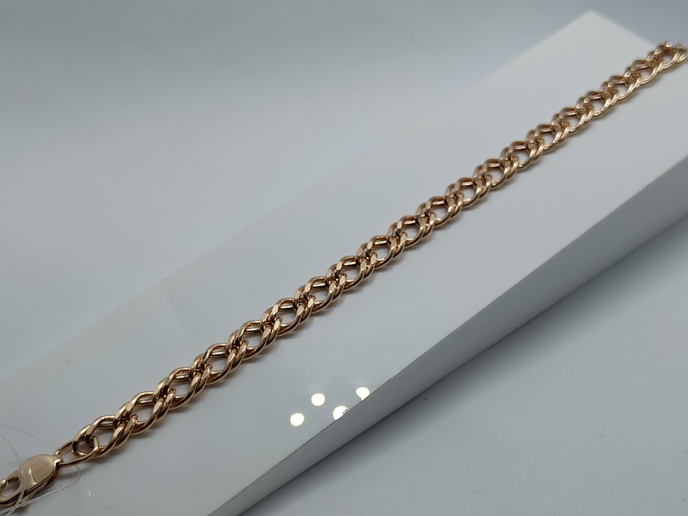 НБ 12-076ПГ БРАСЛЕТ ПУСТОТЕЛЫЙ (Au 585)