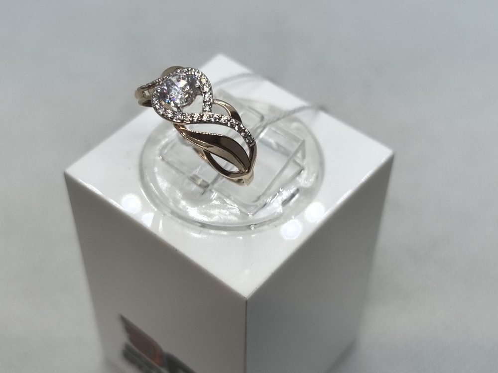 КОЛКМИ585 КОЛЬЦО С КАМНЯМИ (Au 585)