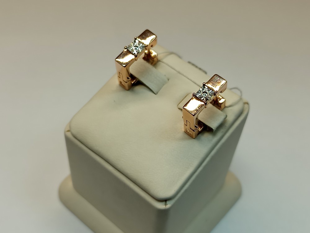 СЕРЬГИ БЕЗ КАМНЯ (Au 585)