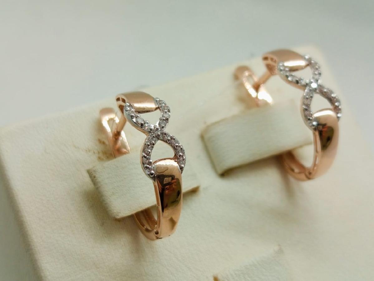 СЕРЬГИ С КАМНЯМИ (Au 585)