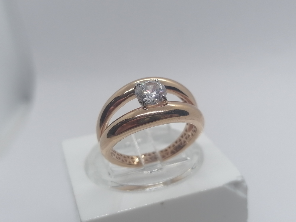 КОЛЬЦО С КАМНЕМ (Au 585)