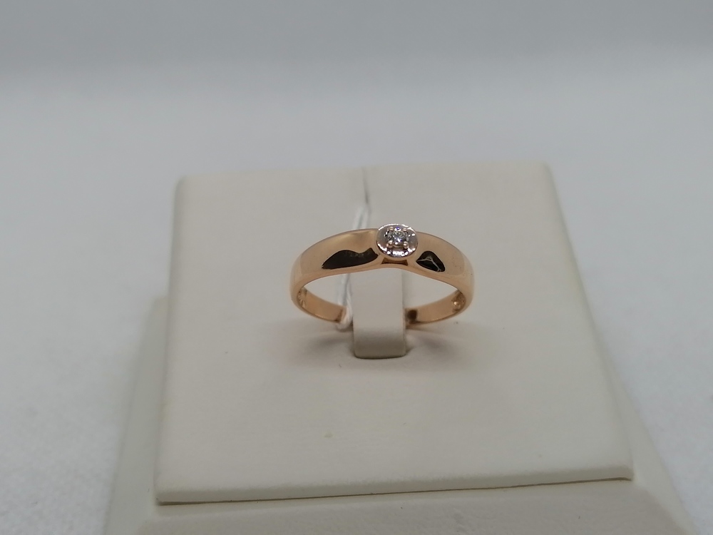 КОЛЬЦО БРИЛЛИАНТ Au 585