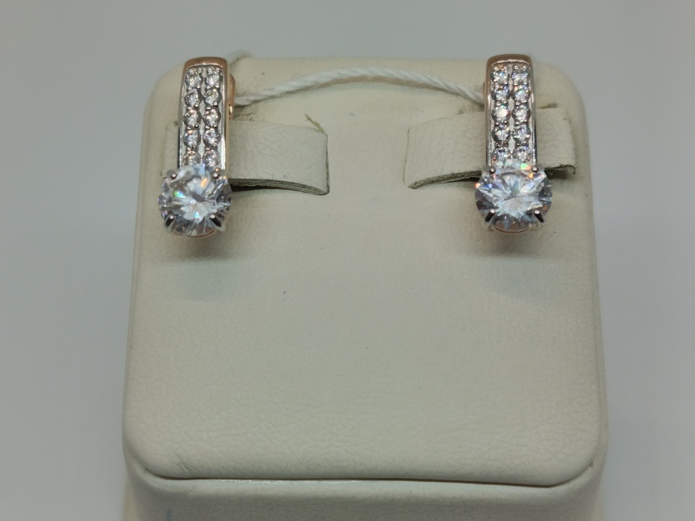 СЕРЬГИ С КАМНЯМИ (Au 585)