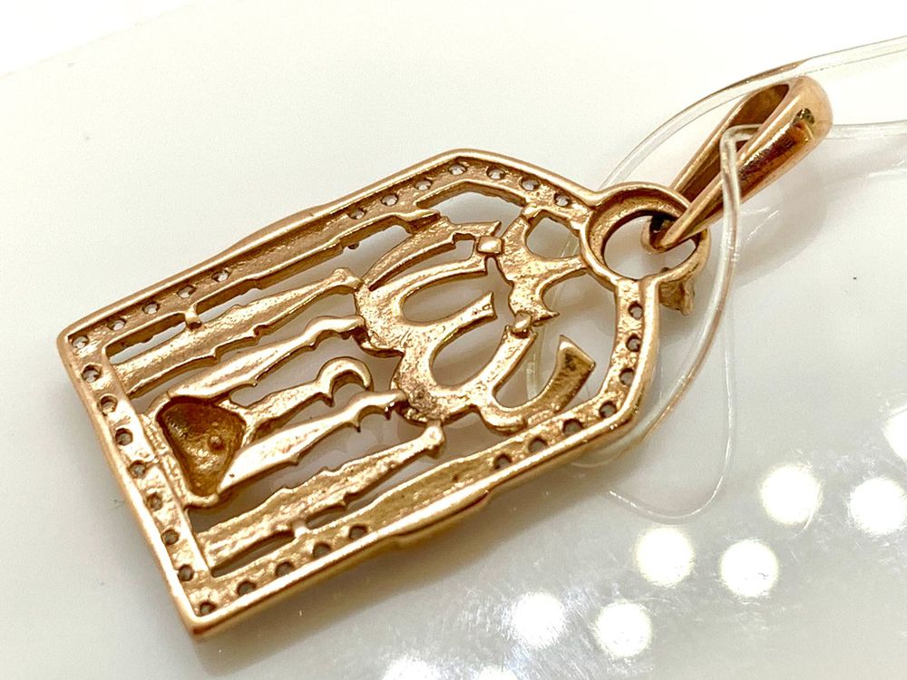 ПОДВЕСКА МЕЧЕТЬ с камнями (Au 585)