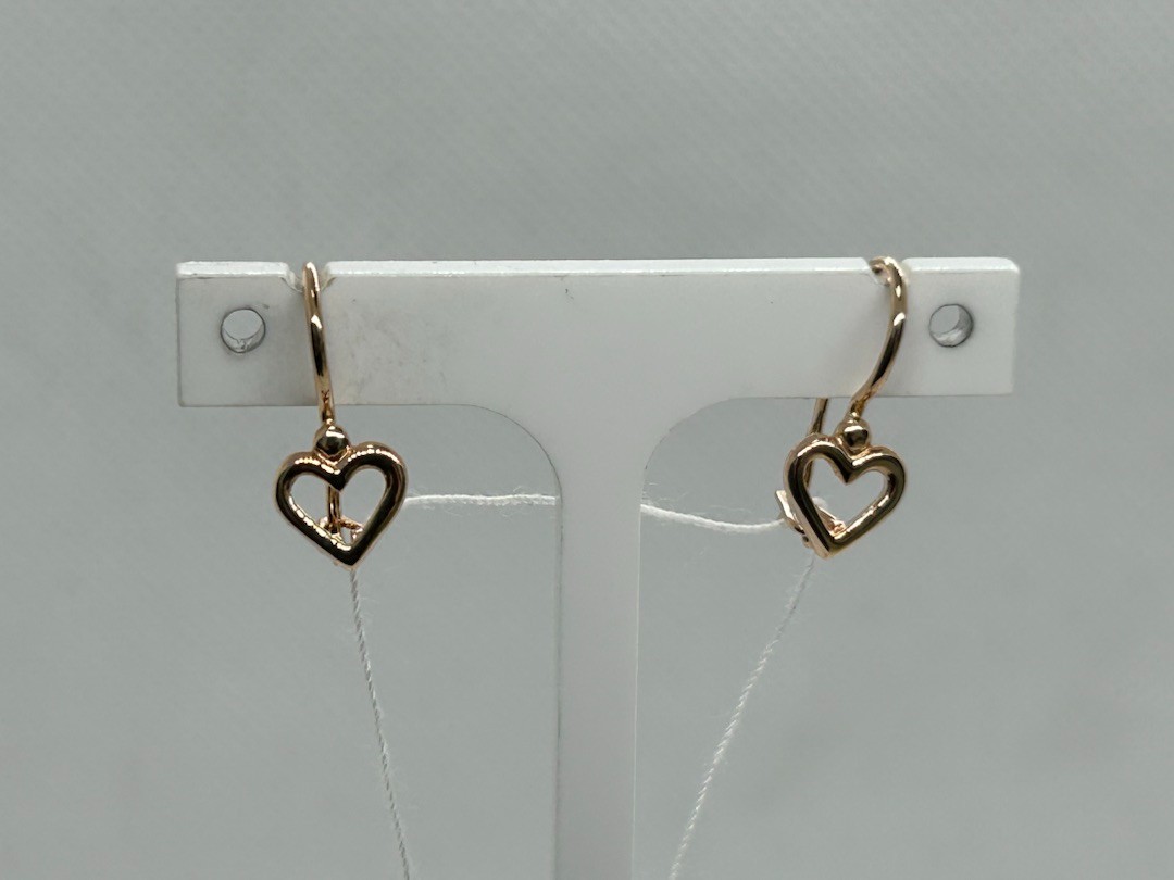 СЕРЬГИ БЕЗ КАМНЯ (Au 585)