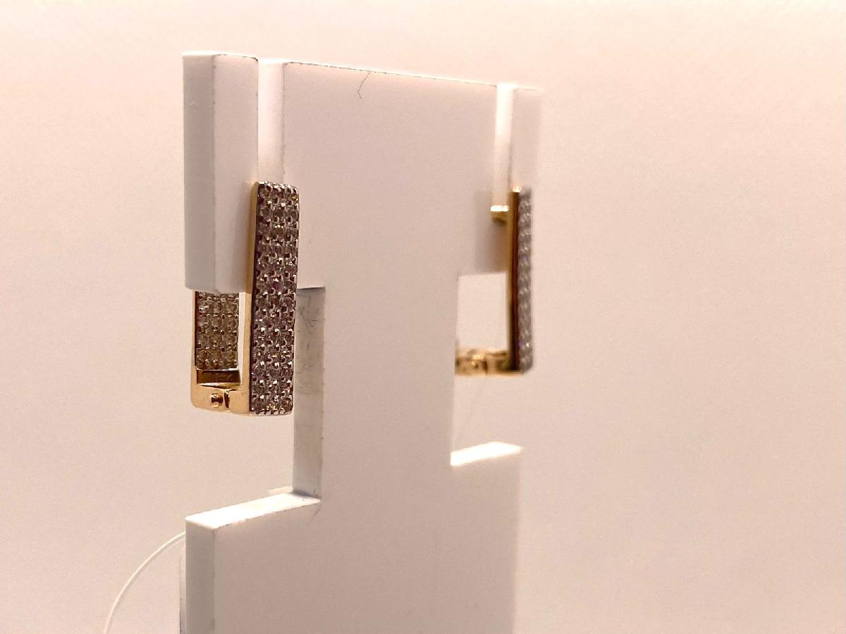 СЕРЬГИ С КАМНЯМИ (Au 585)